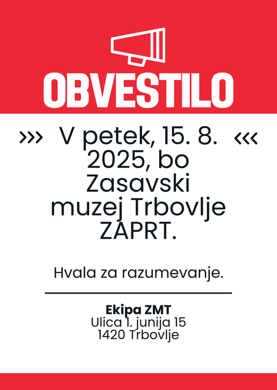 OBVESTILO 15. 8. 2025