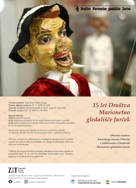 15 let Društva Marionetno gledališče Jurček