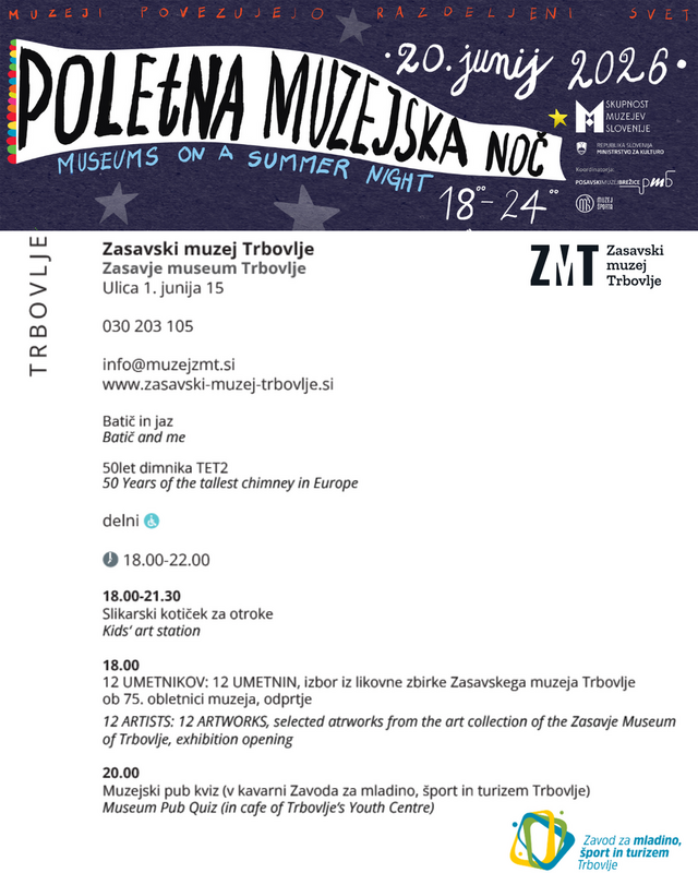 Poletna muzejska noč 2026