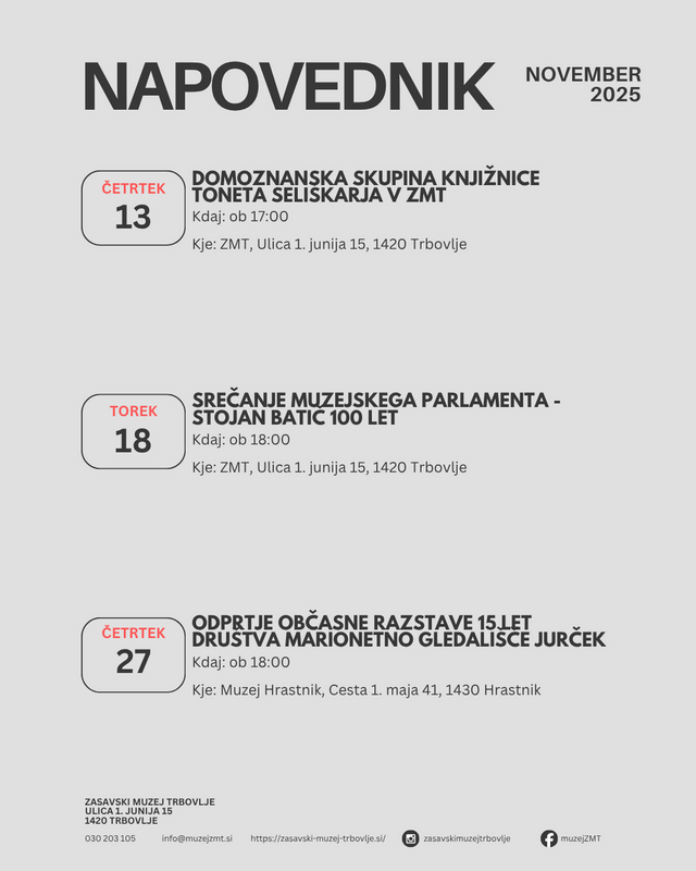 NAPOVEDNIK NOVEMBER 2025
