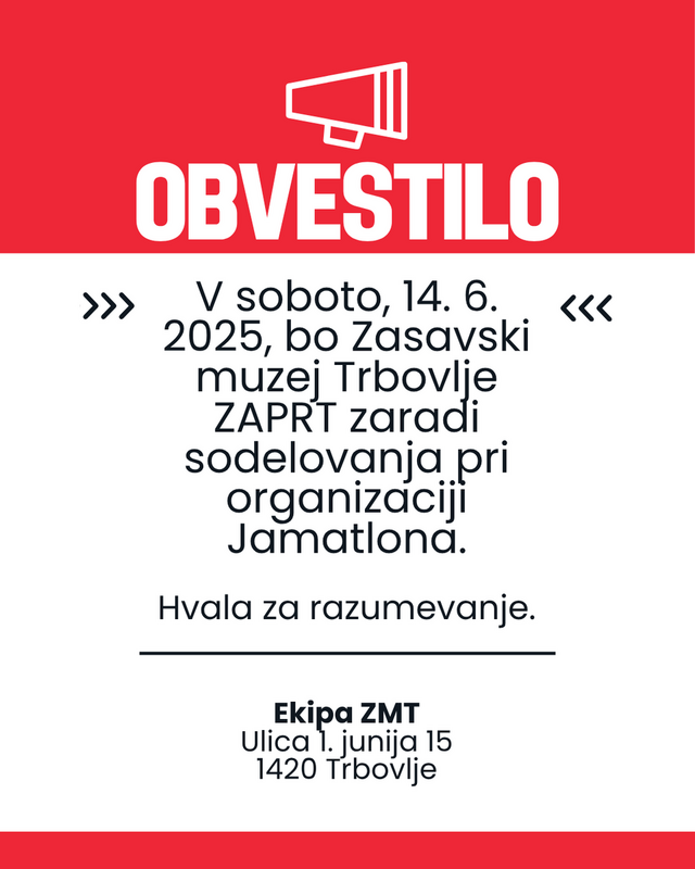 Obvestilo 14. 6. 2025