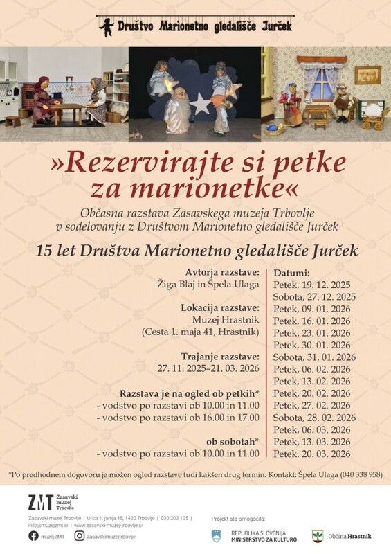 REZERVIRAJTE SI PETKE ZA MARIONETKE