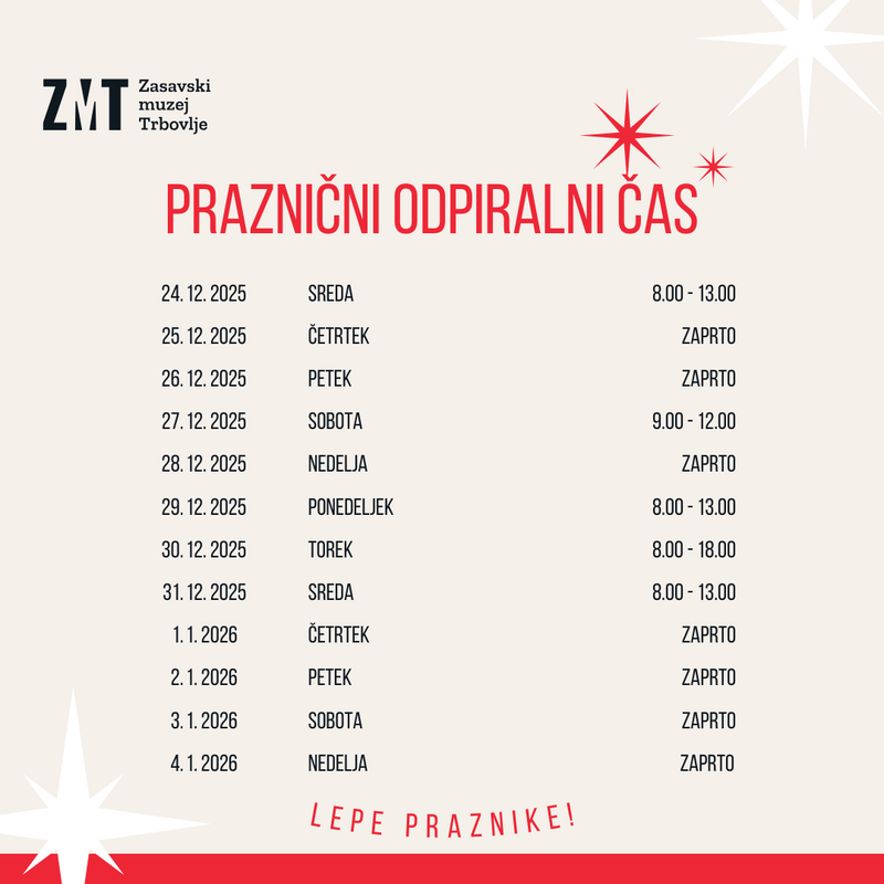 PRAZNIČNI ODPIRALNI ČAS