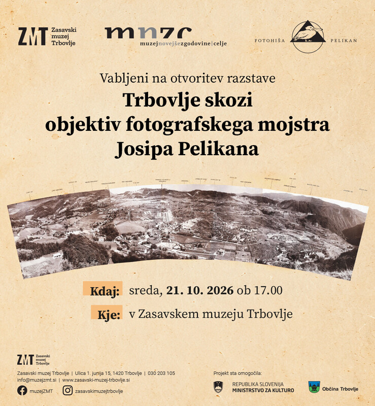 Odprtje razstave: Trbovlje skozi objektiv  fotografskega mojstra Josipa Pelikana,