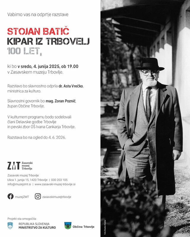 STOJAN BATIČ, KIPAR IZ TRBOVELJ, 100 LET