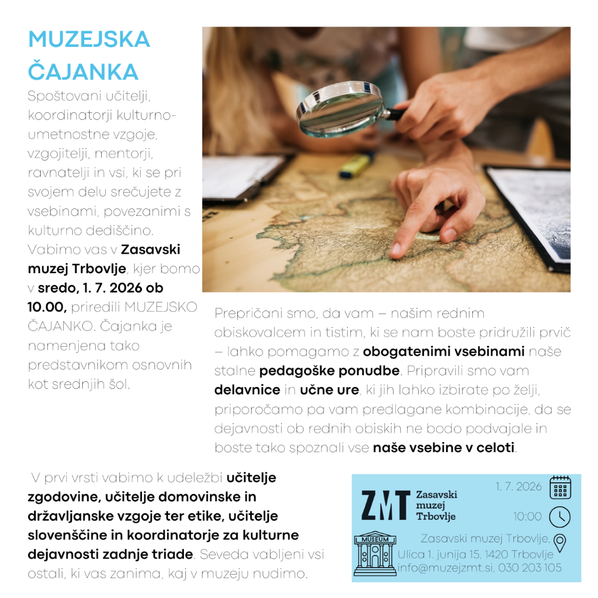 Muzejska čajanka manjša